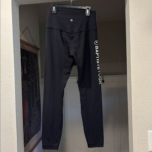 Lululemon Leggings Yoga Bottoms Casual Skinny Black White Gym Workout Athletic